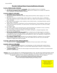 Physically Challenged Hunters Permit Application - Louisiana, Page 2