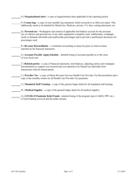 Mainecare Cost Report Checklist - Icf/Idd - Maine, Page 3