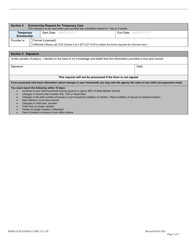 Form DOC.231.21P Provider Change Form - Child Care Scholarship Program - Maryland, Page 2