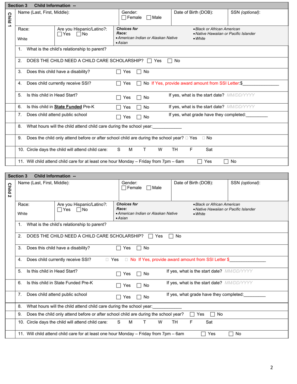 Tca Approved / DHS-Mora Referral Form - Maryland, Page 2