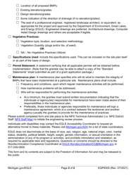 Form EQP9305 Administratively Complete Engineered Site Plan Design Package Requirements Checklist - Michigan, Page 2