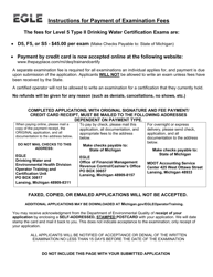 Form EQP3422 Application for Level 5 Certification - Michigan, Page 2