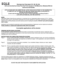 Form EQP3421 Application for Distribution Certification - Michigan