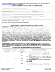 Form EQP3421 Application for Distribution Certification - Michigan, Page 4