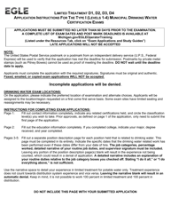 Form EQP3422A Application for Limited Treatment Certification - Michigan