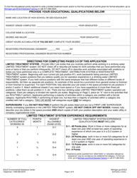 Form EQP3422A Application for Limited Treatment Certification - Michigan, Page 4