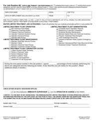 Form EQP3422A Application for Limited Treatment Certification - Michigan, Page 6