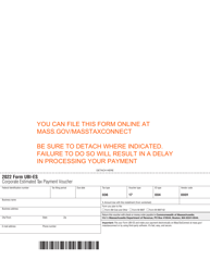 Form UBI-ES Non-profit Entities Corporation Estimated Tax Payment Vouchers - Massachusetts, Page 5
