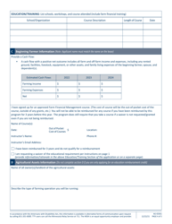 Form AG-03361 &quot;Minnesota Beginning Farmer Tax Credit Application&quot; - Minnesota, Page 4