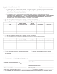 Form MC227 Application to Set Aside Conviction(S) - Michigan, Page 2