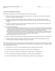 Form MC228 Order on Application to Set Aside Conviction(S) - Michigan, Page 3