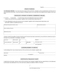 Form MC200S Felony Set - Summons - Michigan, Page 4