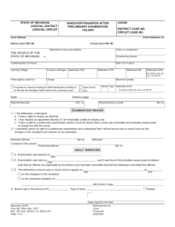 Form MC200W Felony Set, Warrant - Michigan, Page 5