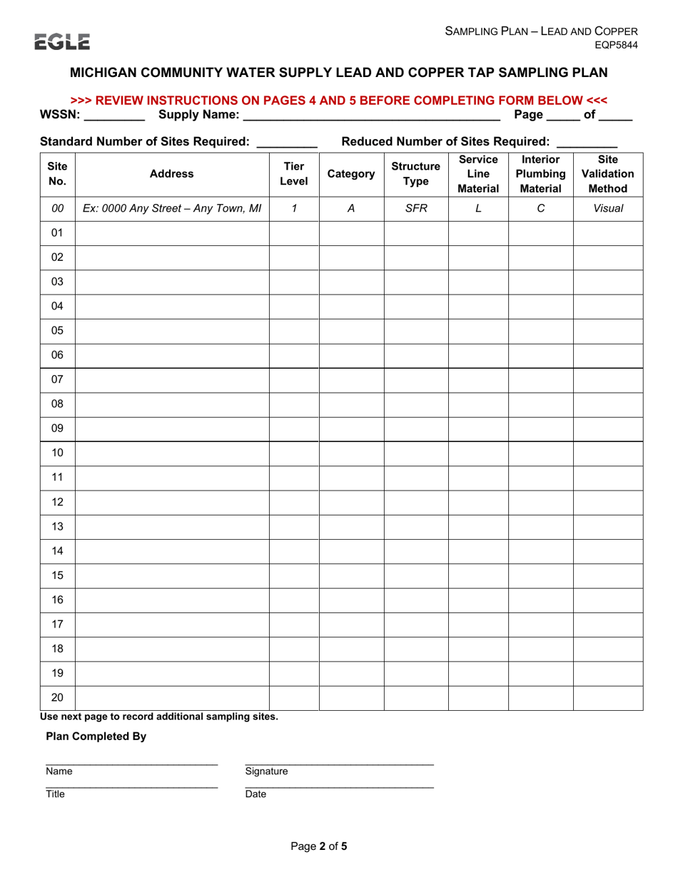 Form EQP5844 - Fill Out, Sign Online and Download Fillable PDF ...