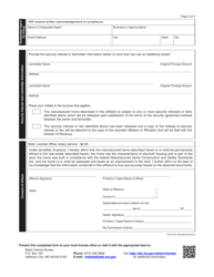 Form 5312 Affidavit of Affixation - Missouri, Page 3