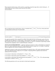Loss Prevention Grant Application - Montana, Page 2
