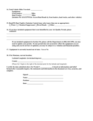 Portable Facility Annual Production Data Forms - Montana, Page 2