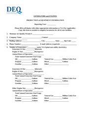 Portable Facility Annual Production Data Forms - Montana, Page 3
