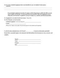Portable Facility Annual Production Data Forms - Montana, Page 6