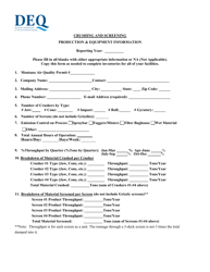 Portable Facility Annual Production Data Forms - Montana, Page 7