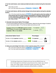 Attendance Type Worksheet - Michigan, Page 2