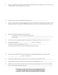 Form 1025 Application for Extension of Time for Filing Proof of Beneficial Use - Municipal or Quasi-Municipal - Nevada, Page 4