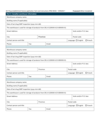 Form FRM-0033 Drug Establishment Licence (Del) Application Form - Canada, Page 16