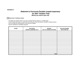 Pei Agristability Program Supplemental Forms - Prince Edward Island, Canada, Page 10