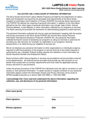 Lampss-Lm Intake Form - Nova Scotia, Canada, Page 10