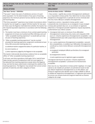 Form NWT9248 Application for a Junior Kindergarten Specialty Teaching Certificate - Northwest Territories, Canada (English/French), Page 3