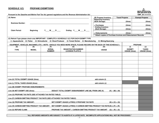 Form GMF_36 Gasoline, Motive Fuel and Carbon Emitting Product Refund Application - Aquaculturist, Fisher, Silviculturist, Wood Producer, Forest Worker, Manufacturer, Mining and Quarrying Operator - New Brunswick, Canada, Page 7