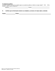 Formulario CSF03 0574 Solicitud De Servicios - Oregon (Spanish), Page 4