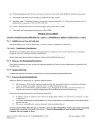 Instructions for Non-participating Manufacturer Certification for Listing on the Oregon Tobacco Directory - Oregon, Page 2