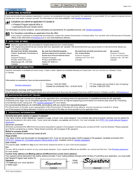 Form PPTC054 Adult Simplified Renewal Passport Application for Eligible Canadians Applying in Canada or the Usa - Canada, Page 4