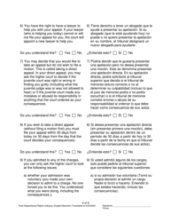 Post-dispositional Rights Colloquy - Pennsylvania (English/Spanish), Page 3