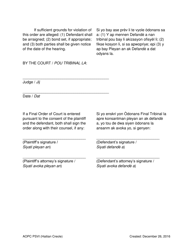 Final Order for Protection of Victims - Pennsylvania (English/Haitian Creole), Page 6