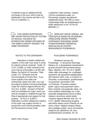 Final Order for Protection of Victims - Pennsylvania (English/Polish), Page 5