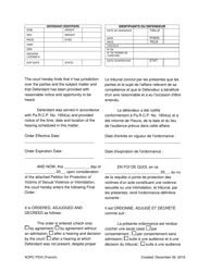 Final Order for Protection of Victims - Pennsylvania (English/French), Page 2