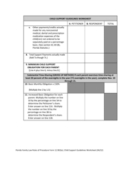 Form 12.902(E) Child Support Guidelines Worksheet - Florida, Page 12