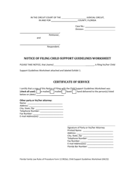 Form 12.902(E) Child Support Guidelines Worksheet - Florida, Page 9