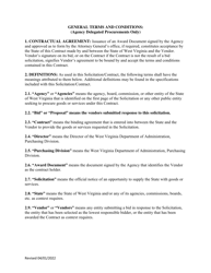 Instructions to Vendors Submitting Bids (Agency Delegated Procurements Only) - West Virginia, Page 5