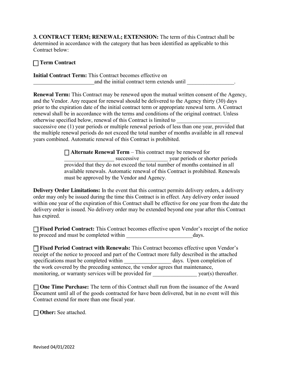 Instructions to Vendors Submitting Bids (Agency Delegated Procurements Only) - West Virginia, Page 6