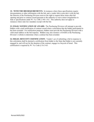 Instructions to Vendors Submitting Bids - West Virginia, Page 6