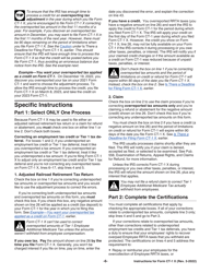 Instructions for IRS Form CT-1 X Adjusted Employer&#039;s Annual Railroad Retirement Tax Return or Claim for Refund, Page 6