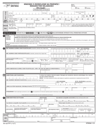 Form MV-82ITPP In-transit Permit/Title Application - New York (Polish)
