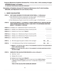 Temporary Maintenance Guidelines Worksheet for Divorces on or After 10/25/15 - New York, Page 5