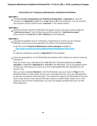 Temporary Maintenance Guidelines Worksheet for Divorces on or After 10/25/15 - New York, Page 8