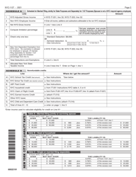 Form NYC-1127 Return for Nonresident Employees of the City of New York Hired on or After January 4, 1973 - New York City, Page 2