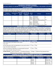 Form FAA-0412A Change Report - Arizona, Page 2