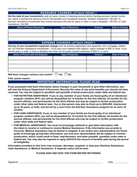 Form FAA-0412A Change Report - Arizona, Page 3